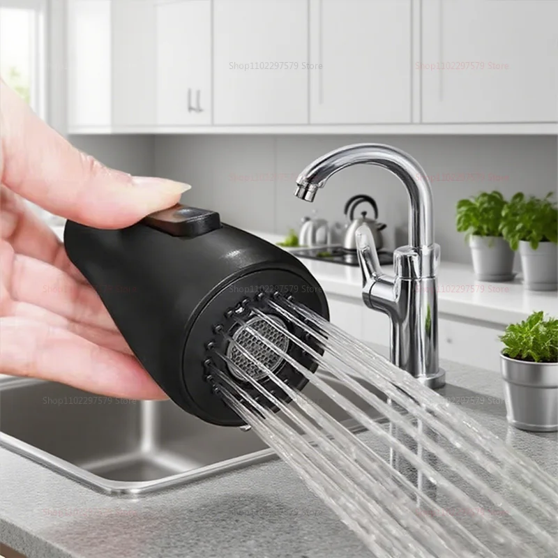 ستانلس ستيل حديث 360 °   صنبور حوض المطبخ تلسكوبي دوار، صنبور حوض الحمام، متين وسهل التركيب، أنيق للمنزل