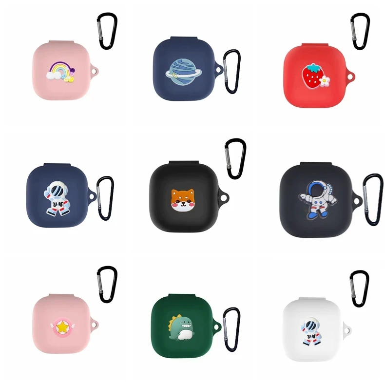 ل oneplus براعم Pro2 حالة الكرتون مضحك الحيوان سماعات غطاء سيليكون علبة ملحقات الهاتف المحمول ل oneplus براعم برو 2