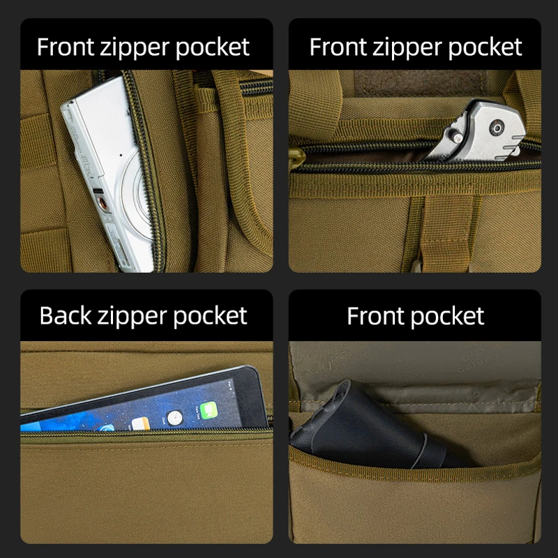 الرجال التمويه حقيبة كتف التكتيكية الصيد التخييم حمل الرحلات تسلق أكياس كبيرة متعددة جيب السفر محمول رسول حزمة