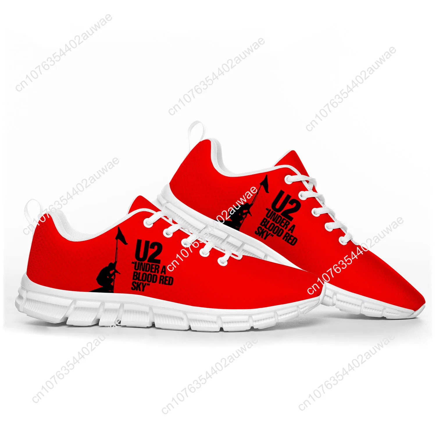 Unisex U2 Rock Band Sneakers, punk calçados esportivos, homens, mulheres, adolescentes, crianças, crianças, casual, personalizado, alta qualidade, casal, moda