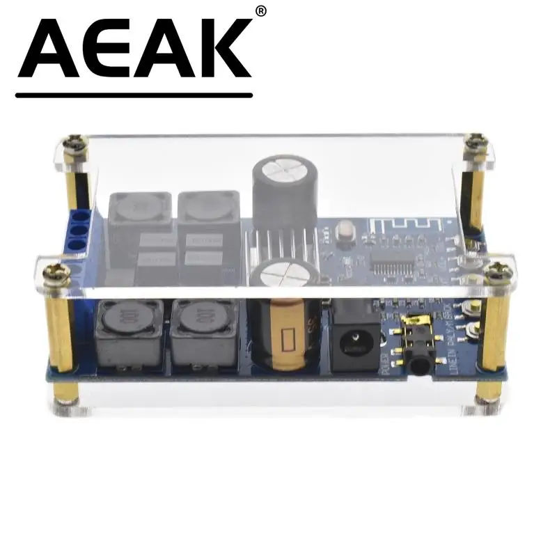 AEAK TPA3116 50W+50W 2.0 Audio Wireless Bluetooth Stereo Digital power amplifier Board With Shell