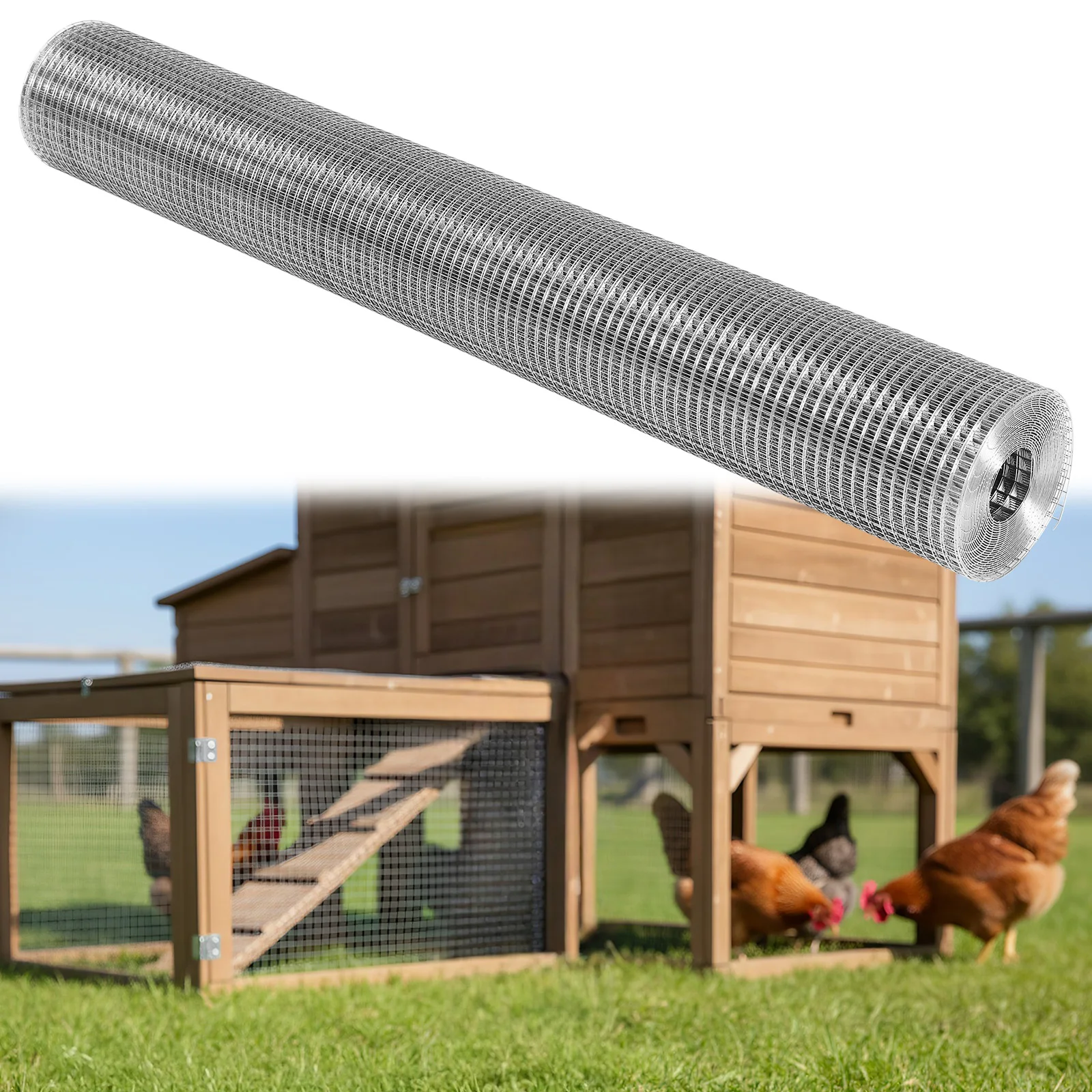 

Сетка из нержавеющей стали для курятника, 1/2 дюйма, для защиты молодых растений от грызунов