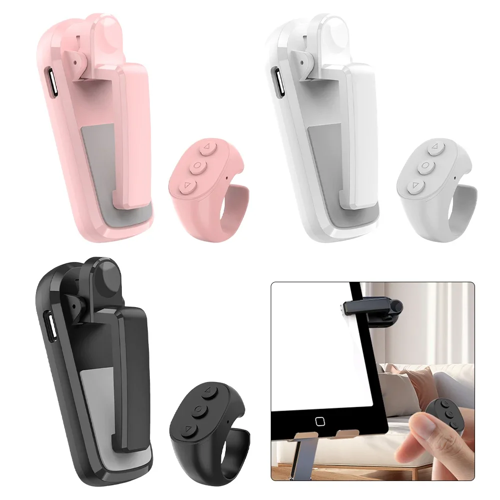 Portable Wireless Remote For Kindle And Tablets Multifunctional Design With Type C Charging And Lightweight For Easy Carrying