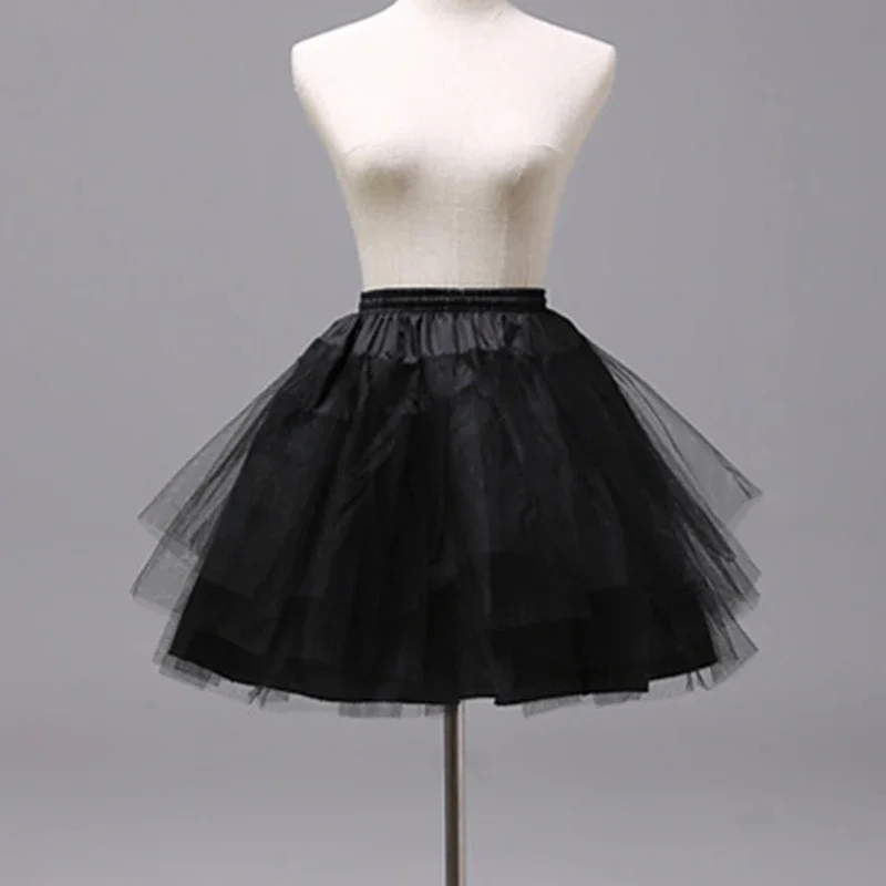 Petticoats For Formal Flower Dress Hoopless Short Crinoline Little Girls/Kids/Child Underskirt Jupe Slip