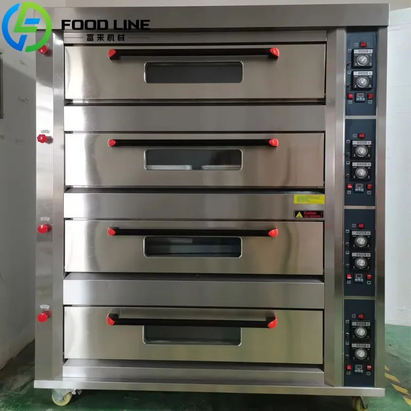 

Custom Commercial Gas Deck Oven Electric Bakery With Steam Professional Baking Equipment For Restaurants