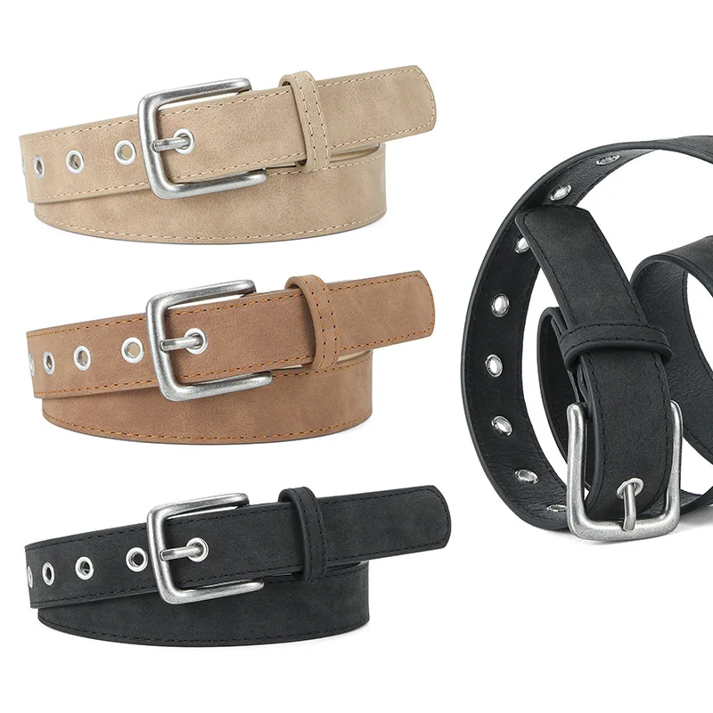 

The New Frosted Texture of Needle Buckle Belt Women's Senior Sense of All Match Decorative Clothing All Match PU Belt