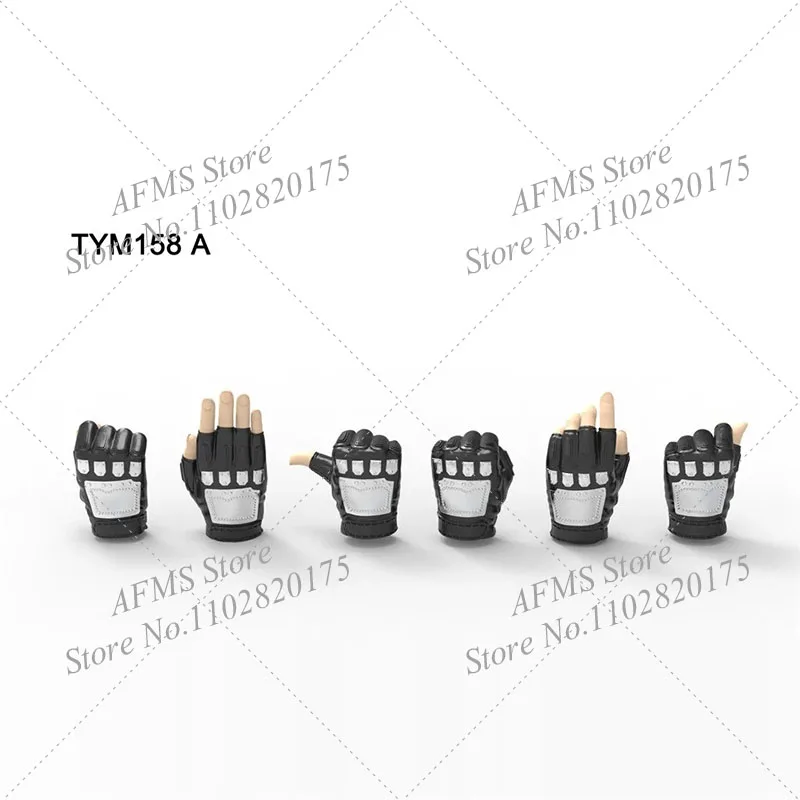 TYM158 1/6 مقياس تحصيل الشكل شكل اليد قفازات اليد نموذج ملحق صالح 12 بوصة أنثى الجندي عمل الشكل الجسم