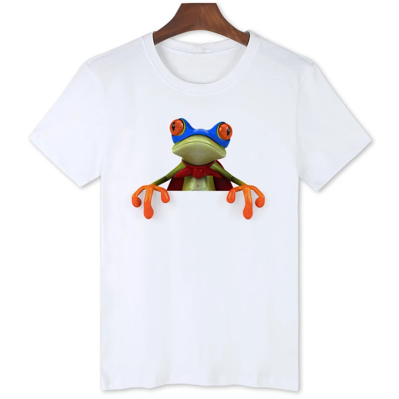 3D Frog Print T-shirt Men's Short Sleeve Summer Clothing Hot Sale Cool Tops Fashion Tshirt B161