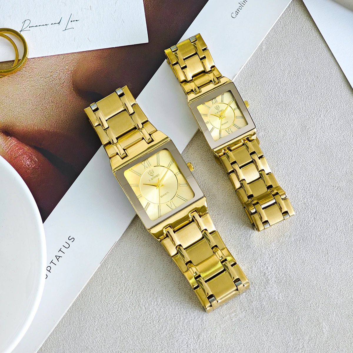 

LIEBIG простые кварцевые водонепроницаемые наручные часы с ремешком из нержавеющей стали для мужчин и женщин, модные роскошные деловые часы Reloj Hombre