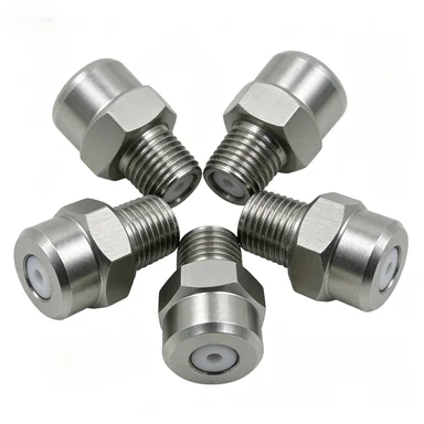 

5 PCS VSR Ceramic Spray Nozzle, High Pressure Needle Jet Resists Wear for Industrial Cleaning