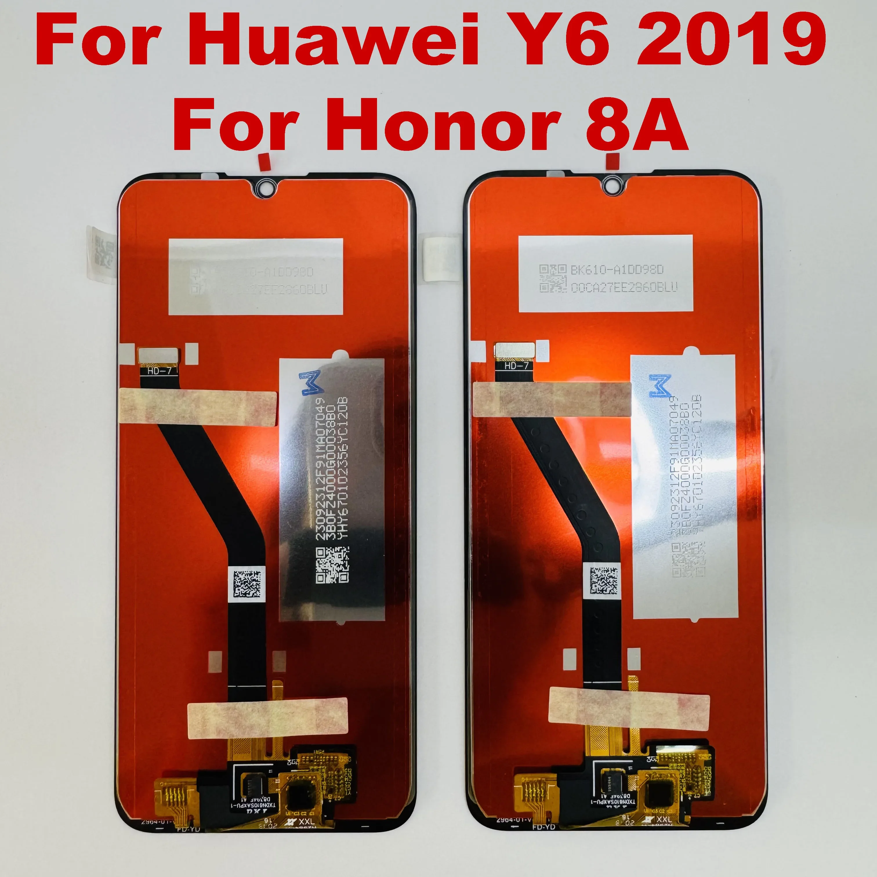 

6.09" High Brightness For Huawei Y6S Y6 2019 LCD DIsplay Touch Screen Digitizer For Honor 8A Y6 Prime 2019 LCD Parts With Frame