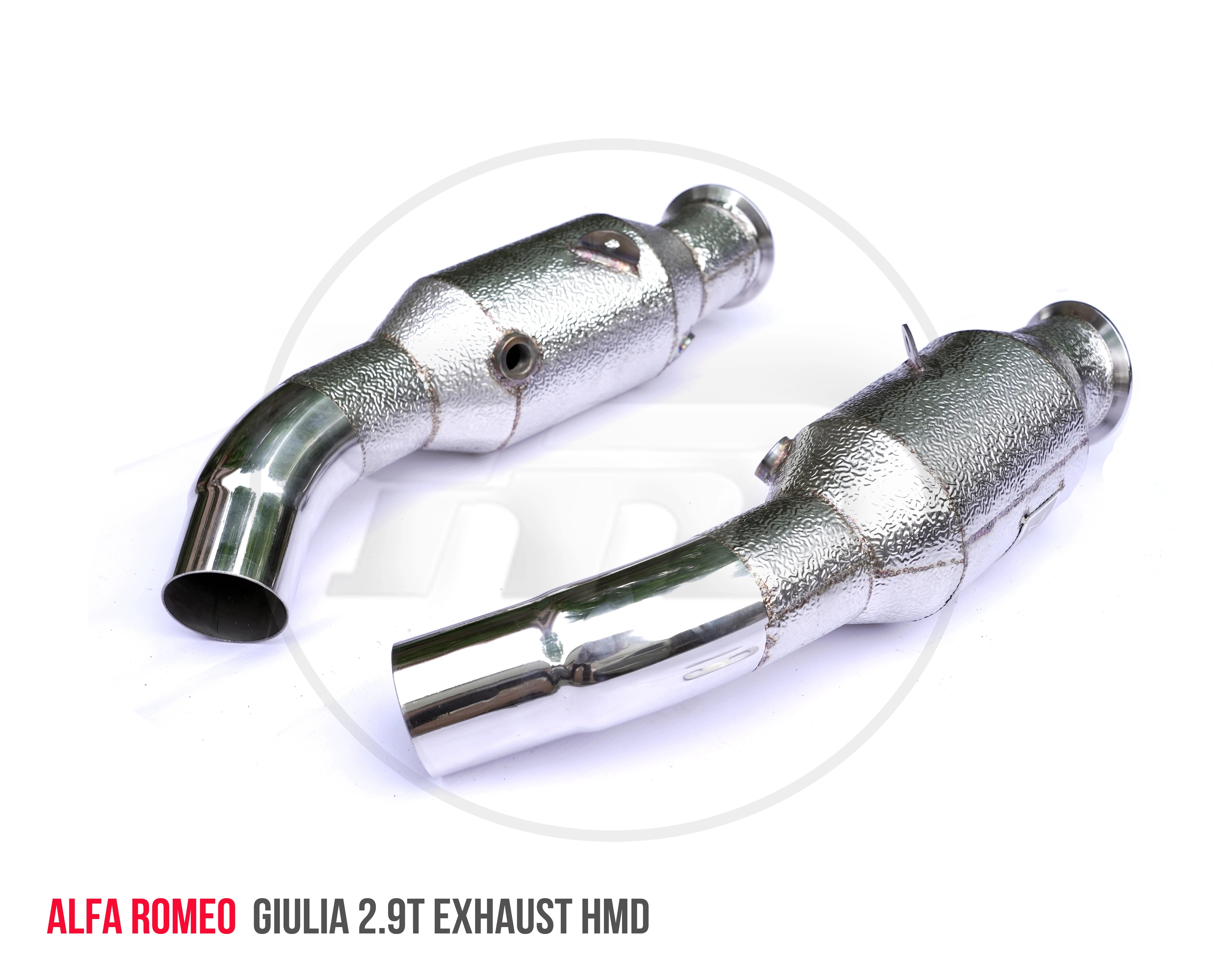 

HMD Exhaust Manifold Downpipe for Alfa Romeo Giulia Stelvio Car Accessories With Catalytic Converter Header Without Cat Pipe