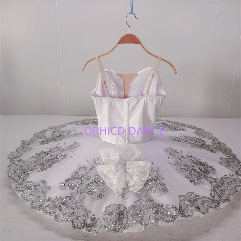 Hot Sale Cheap Fashion Unique Design Kids Girls Children Women Adult Performance Wear White Swan Lake Ballet Tutu Costumes