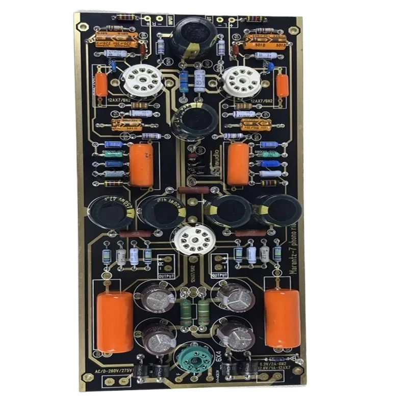 7 Phono Amplifier, M7 Vinyl Phono DIY Finished Board (Tubes Not Included)
