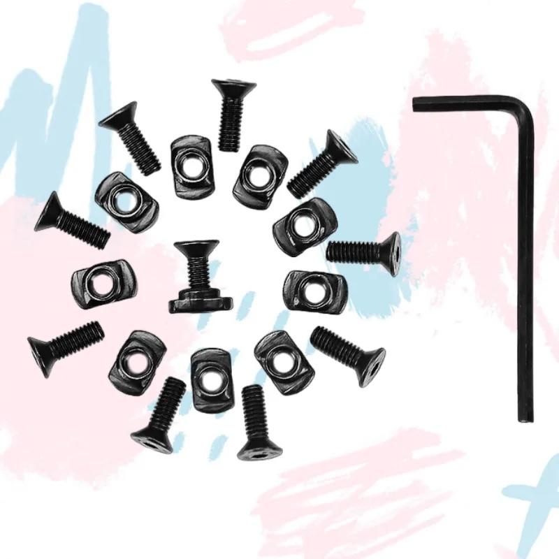 

MLOK screw nut set M5 round head screw MLOK countersunk head screw 10mm each set 10pcs