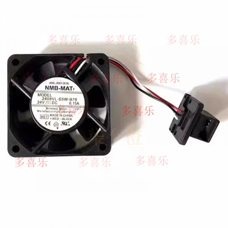 

WW FOR NMB 2408VL-S5W-B79 DC24V 0.15A 3-Pin Silent Cooling Fan