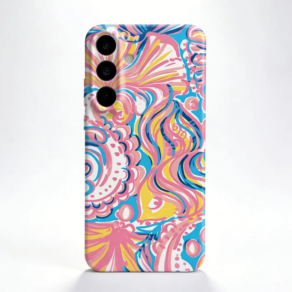 Watercolor Paiting Case For Samsung S26 S25 S24 S23 S22 Plus S21 Ultra Edge S23 S24 S25 FE Hard PC Shockproof Phone Cover