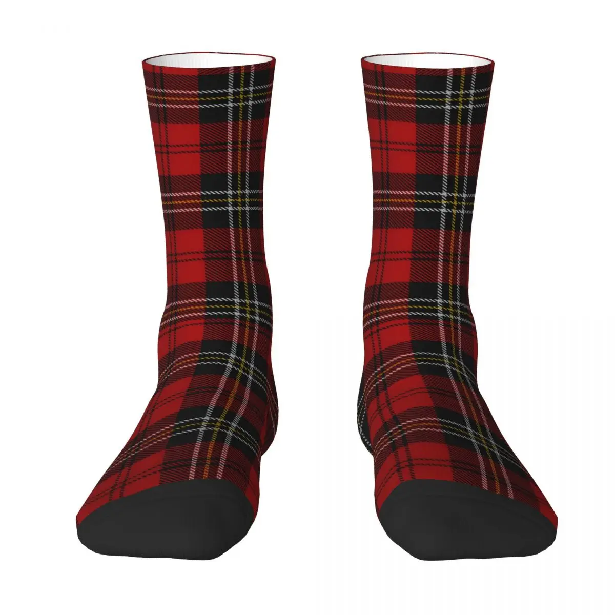 Scottish Tartan (4) Socks Travel 3D Print Boy Mid-calf Sock