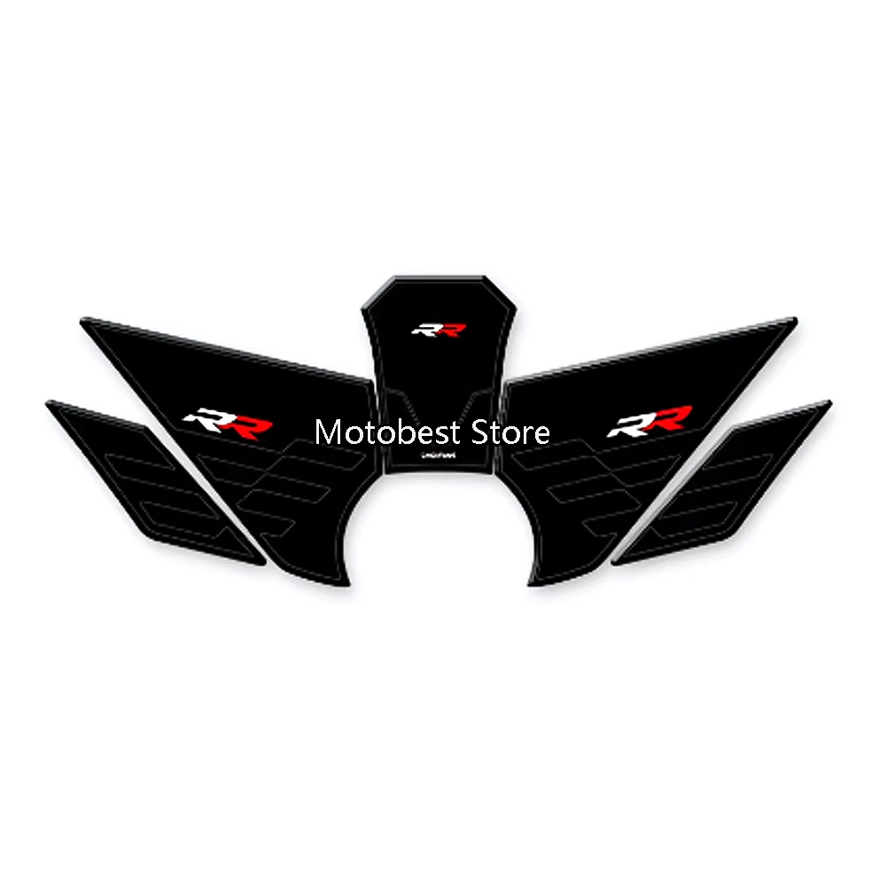 For Loncin VOGE RR660S 2024- Motorcycle Fuel Tank Sticker Side Decal Protector Traction Pad Cover Decoration Rubber Sets