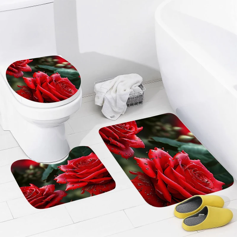 Home Natural Animal Style bathroom floor mats Bath Foot mat modern bathroom accessories rug Toilet mat Bathtub anti-slip carpet