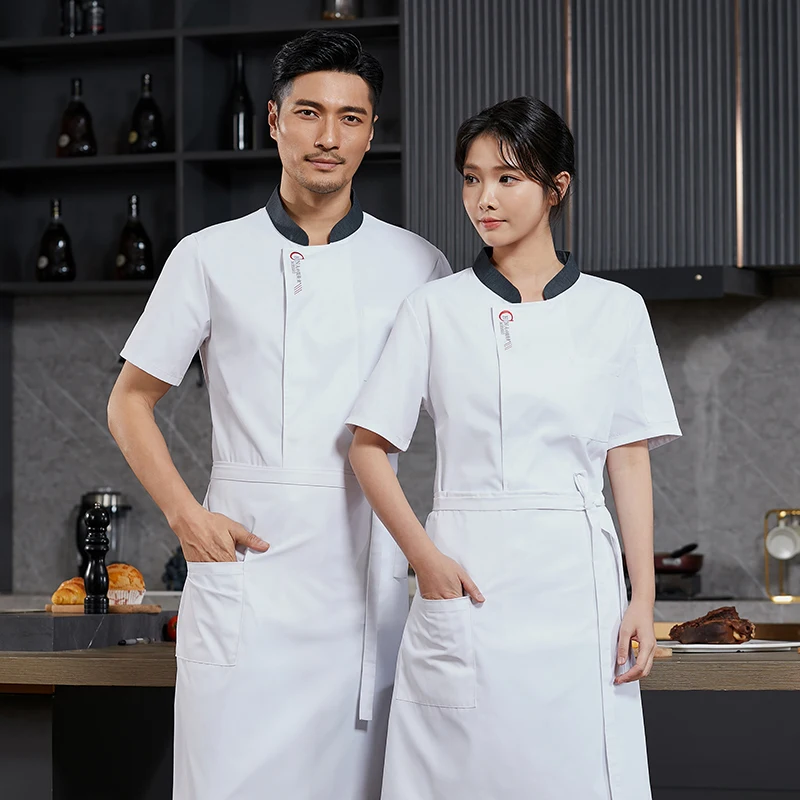 Women's Cook Jacket Men's Chef Uniform Waiter/waitress Uniform for Men Chef Clothes Overalls for The Cook Overalls for The Cook