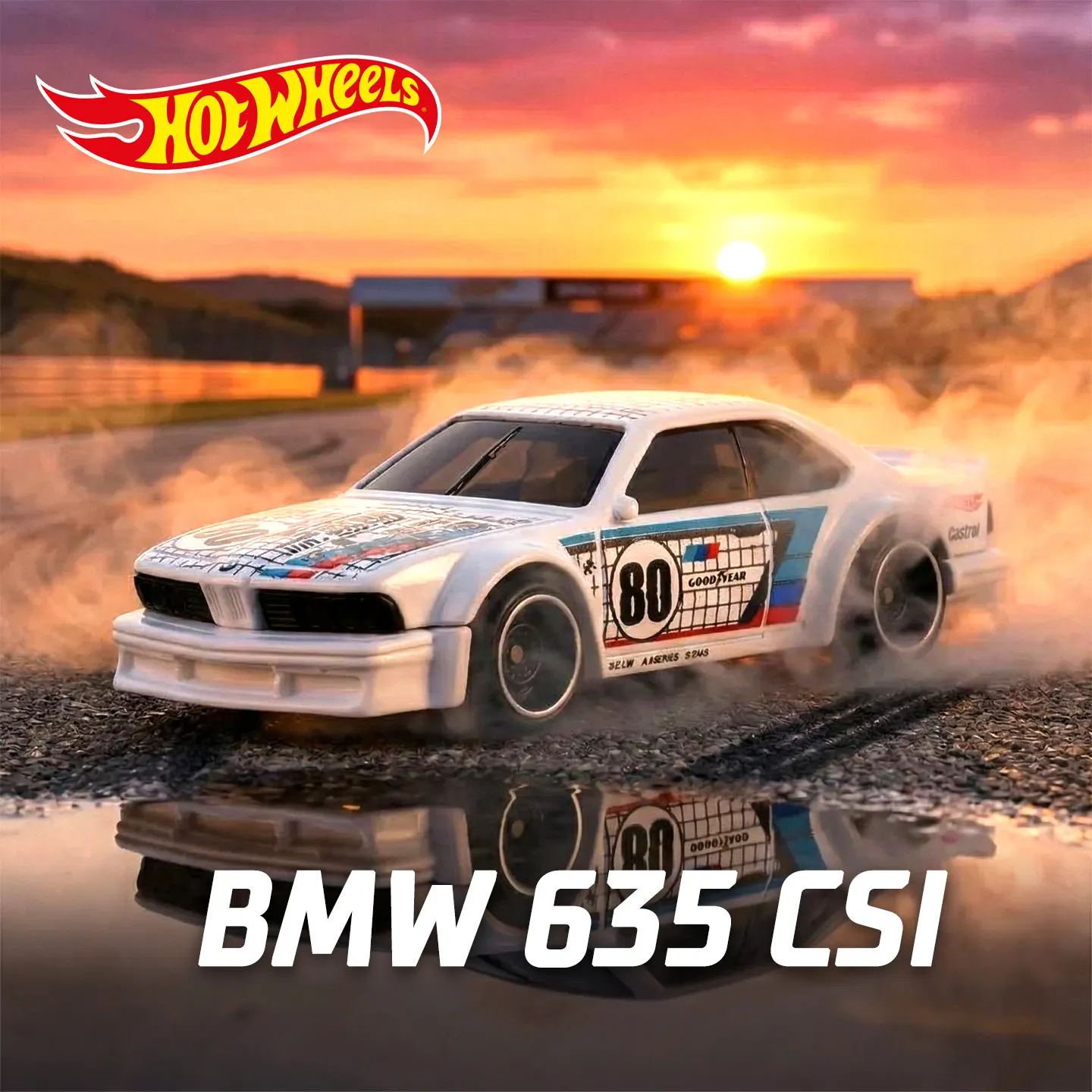 Coche de juguete Hot Wheels, superdeportivo Hotwheels BMW 635 CSi, coche de juguete de simulación BMW 635, 25 piezas, juguetes para niños