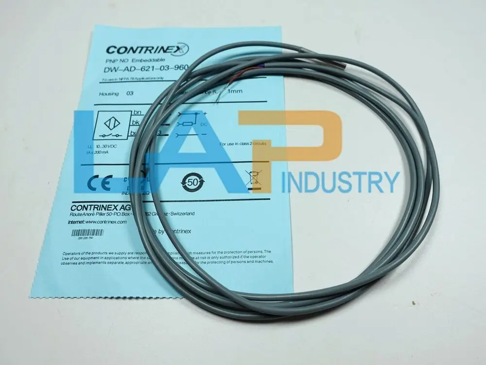 

1PCS NEW FOR Contrinex DW-AD-621-03-960 Inductive Proximity Switch