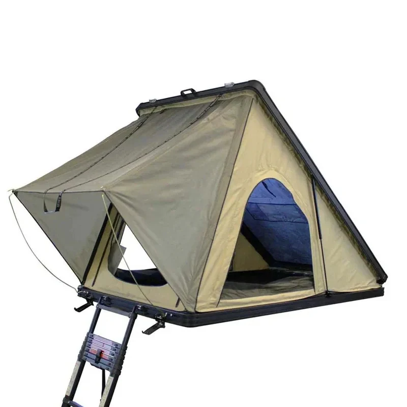 

2-3 Person Aluminum Hard Rooftop Tent Outdoor Car Camping