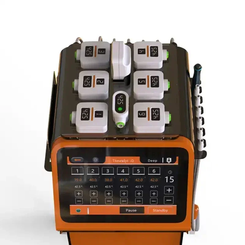 EMSLIM-máquina portátil para esculpir el cuerpo, dispositivo para rejuvenecimiento y modelado corporal, con 8 asas, Trusculpt Id, Ems