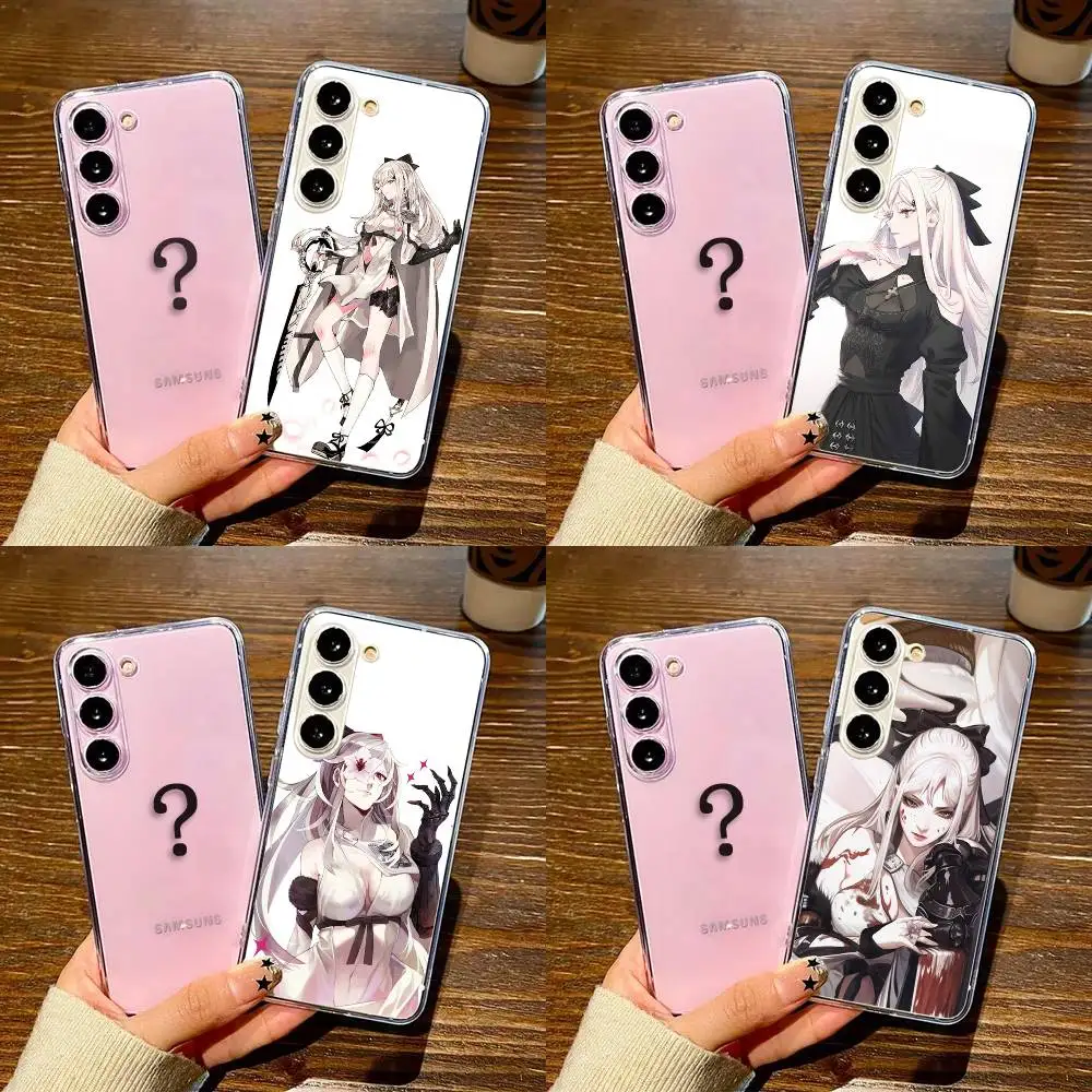 

Game-D-Drakengard-Zero Phone Case For SamsungS25,24,21,22,23,30,Ultra,20,Plus,Fe,Lite,Note,10,9,5G Transparent Cover