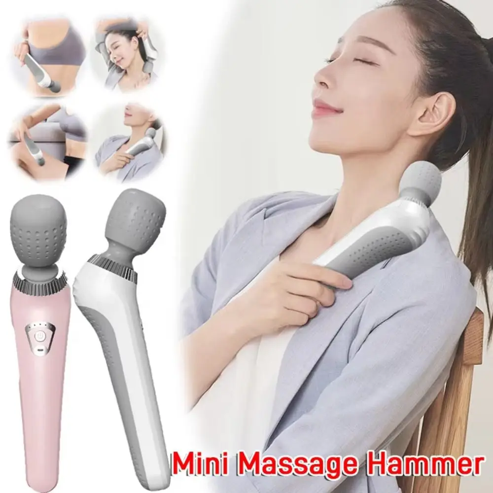 

Portable Electric Massage Stick High-Frequency Vibration 5-Speed Adjustable Electric Massage Hammer Compact Practical