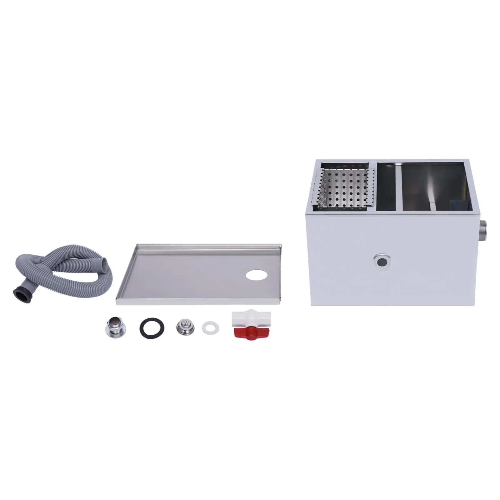 مصيدة شحم اعتراضية تجارية من الفولاذ المقاوم للصدأ تحت مصيدة شحم الحوض