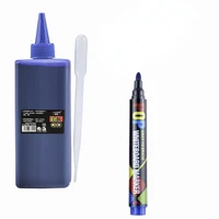 Recambio de marcador de pizarra blanca de 500ml, tinta borrable a base de agua, ecológico, negro, rojo, azul, de alta capacidad para aula y oficina