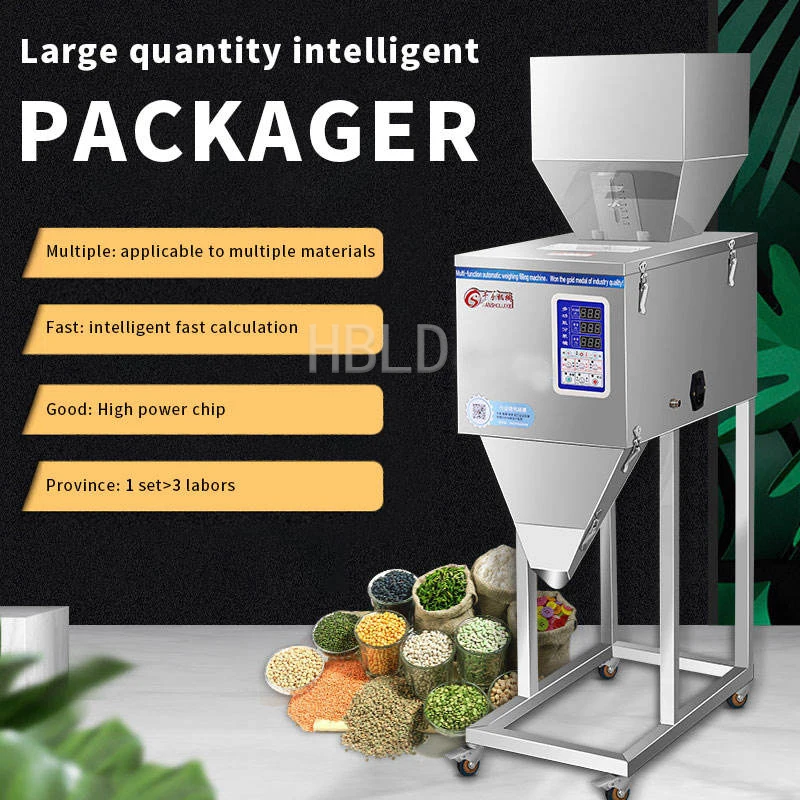 Commercial Semi-Automatic Biscuit Chocolate Box Packaging Machine Screw Powder Quantitative Filling Machine