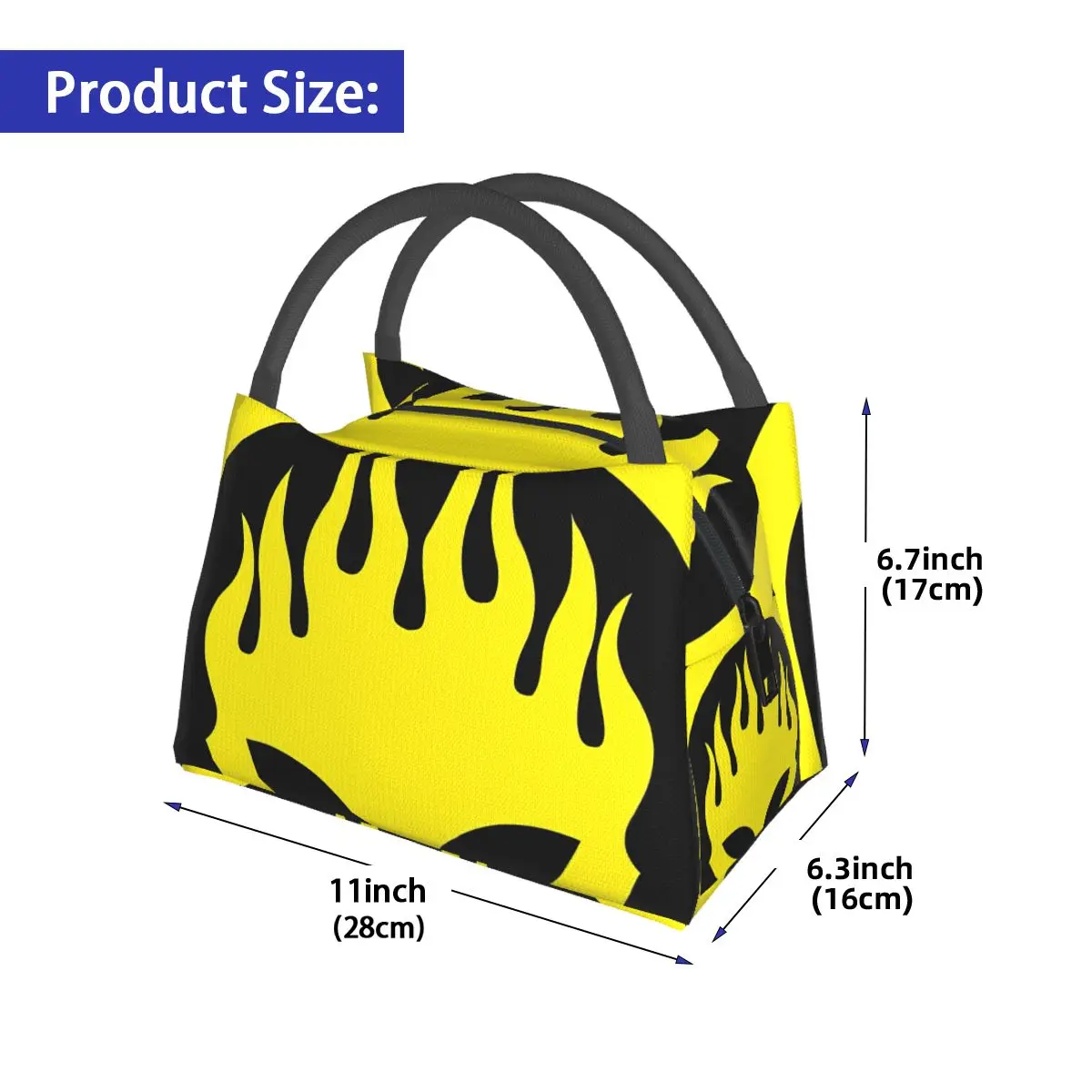 The Offspring Skull Logo Portable insulation bag for Cooler Food Office Pinic Container