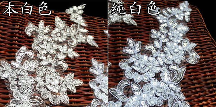 10 Teile/los Multicolor Auto Knochen Blume Spitze Patch Hochzeit Kleid Kleidung Zubehör Kopfschmuck DIY Material – Detail 1