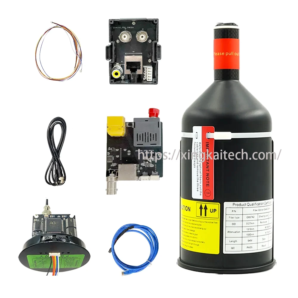 มีสินค้า! 30km ไฟเบอร์ออปติกสําหรับ Drones 5km 10km 20km ยาวระยะทางแบบมีสายป้องกันการรบกวนการส่งผ่าน 0.27 มม.สายไฟเบอร์ออปติก
