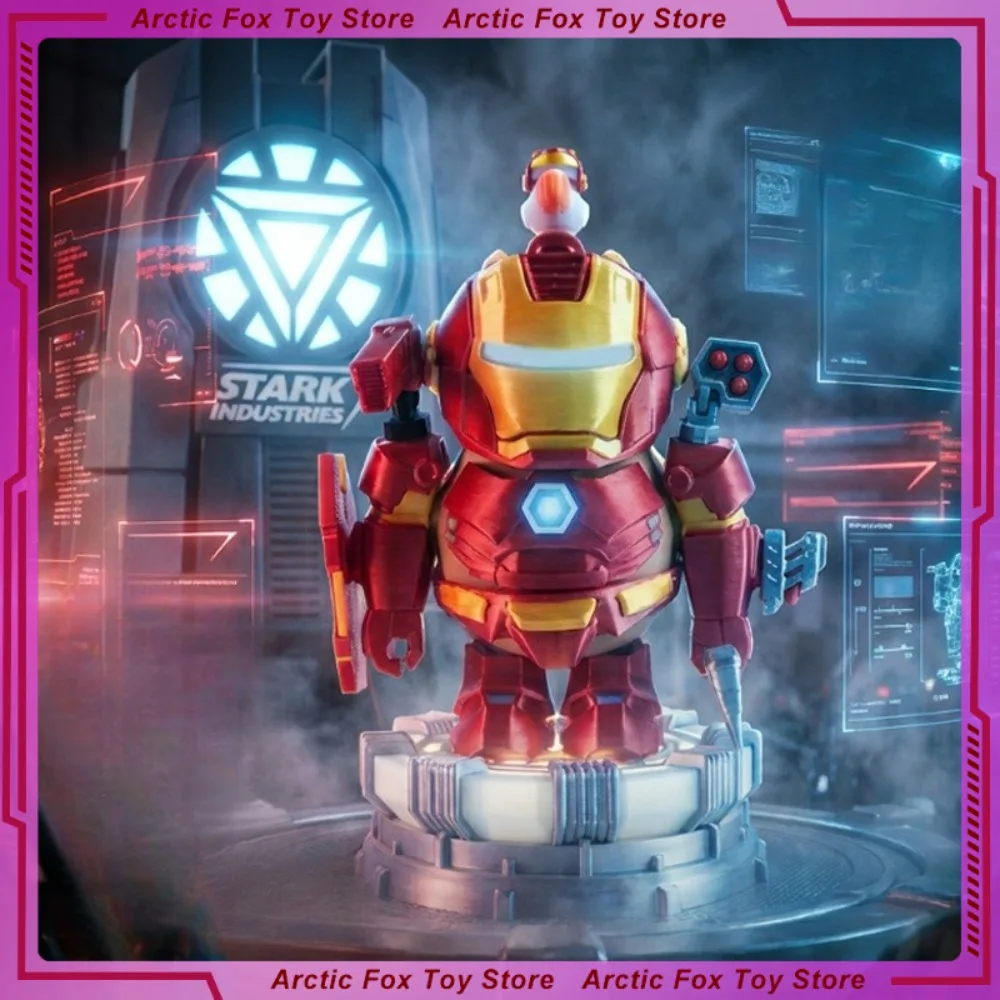 

14cm Iron Man Capybara Magnetic Attraction Peripheral Plastic Model Assembling Building Blocks Advanced Statue Kids Gifts Toys