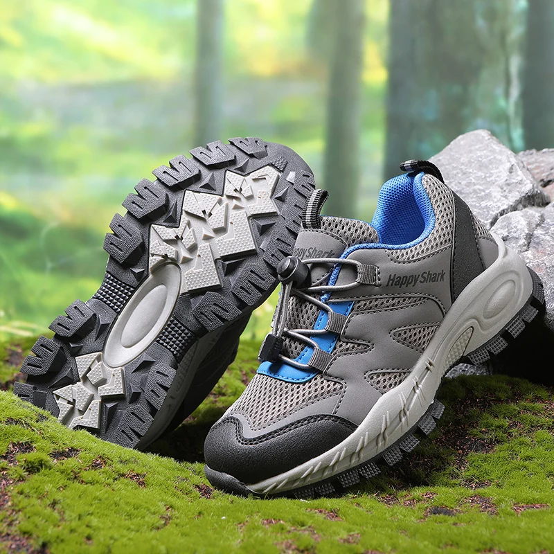 

New Hiking Shoes Children Designer Climbing Trekking Sneakers for Boy Girl Leather Outdoor Sports Work Kids Shoes Run Shoes
