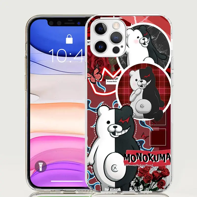 Danganronpa Trigger Happy Havoc For iPhone 16 15 14 13 12 11 Pro Max Phone Case X XS XR 7 Plus Print 8 SE Apple Fundas Cover Coq