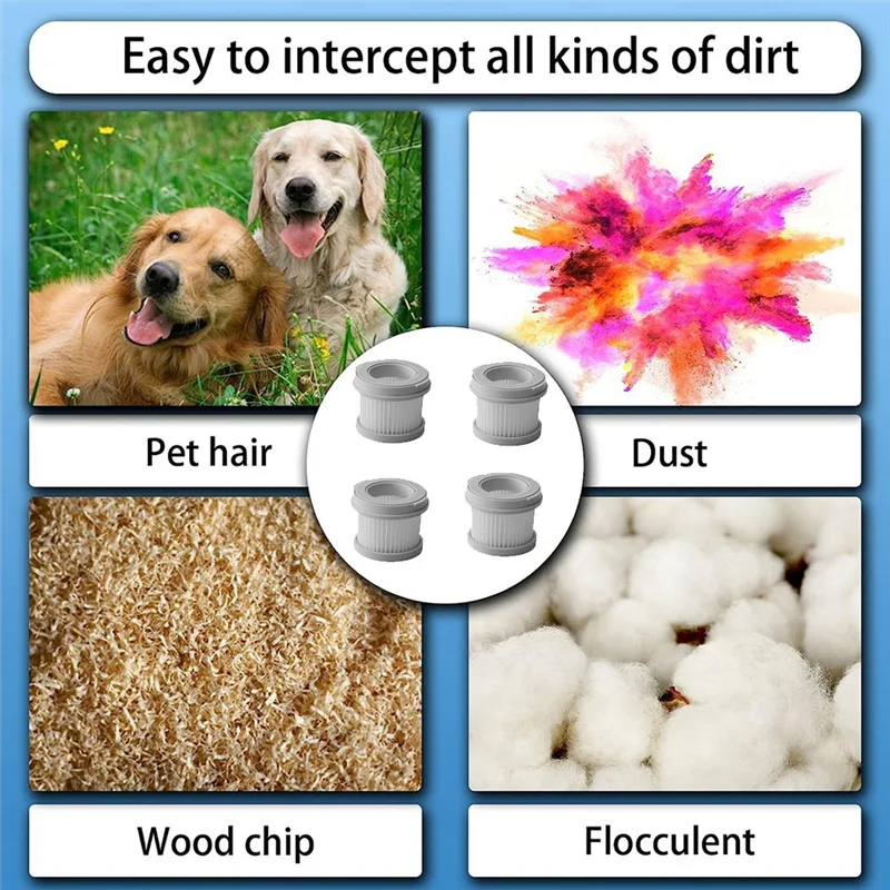 

A43F-4 шт. MJCMY02DY фильтр для проводного устройства для удаления клещей Xiaomi 2, моющийся фильтр