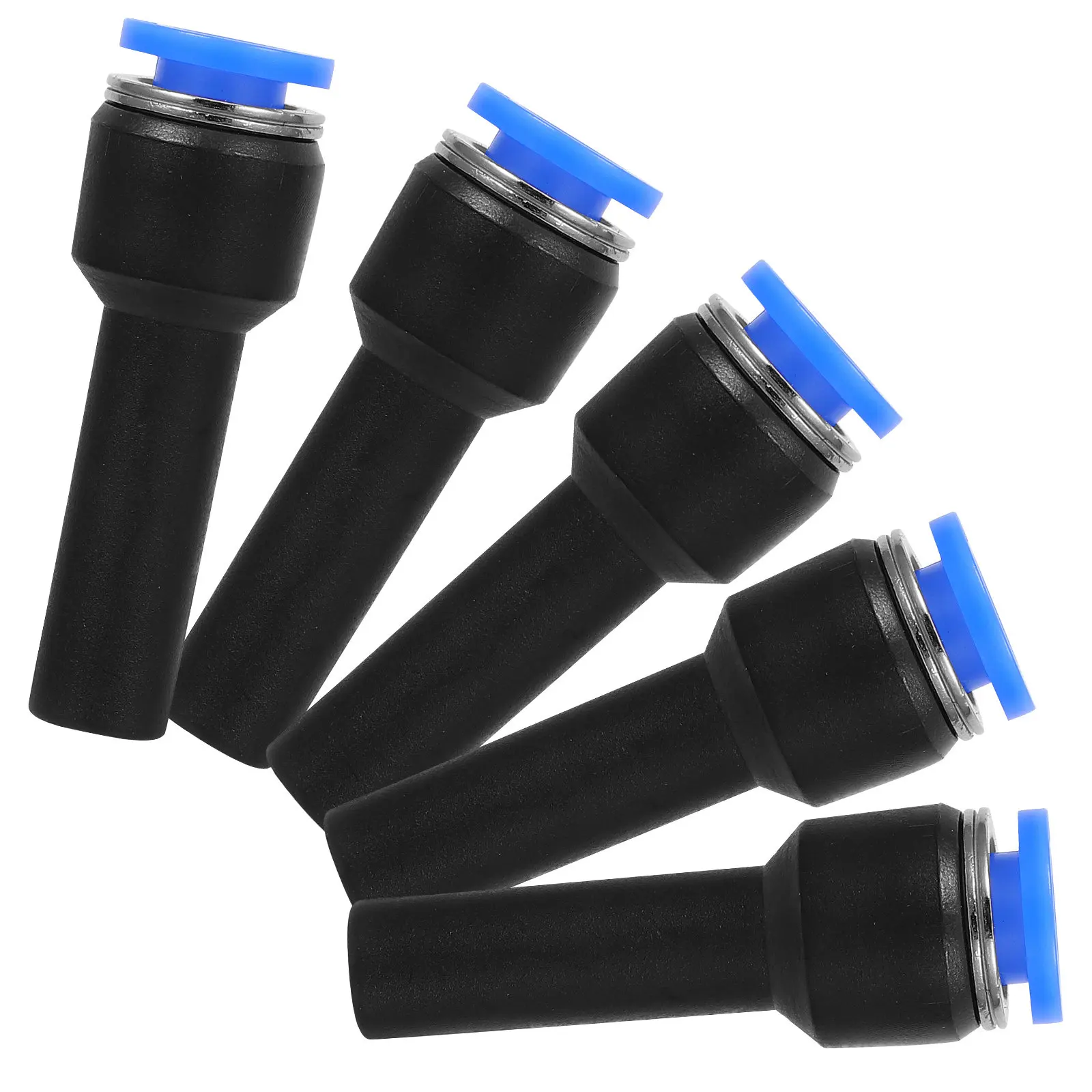 5Pcs Quick Connect Air Hose Fittings Pneumatic Connector Plastic Push to Connect Straight Parts for