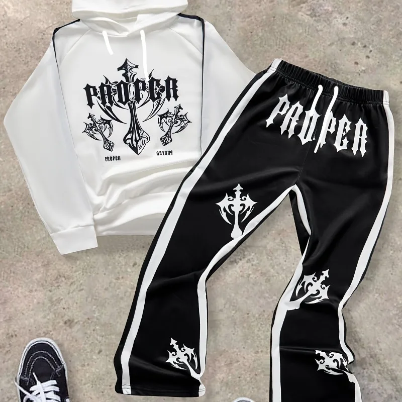 

25-26 New 3D Anime Pattern Printing Adult and Children's Fashion Leisure Set