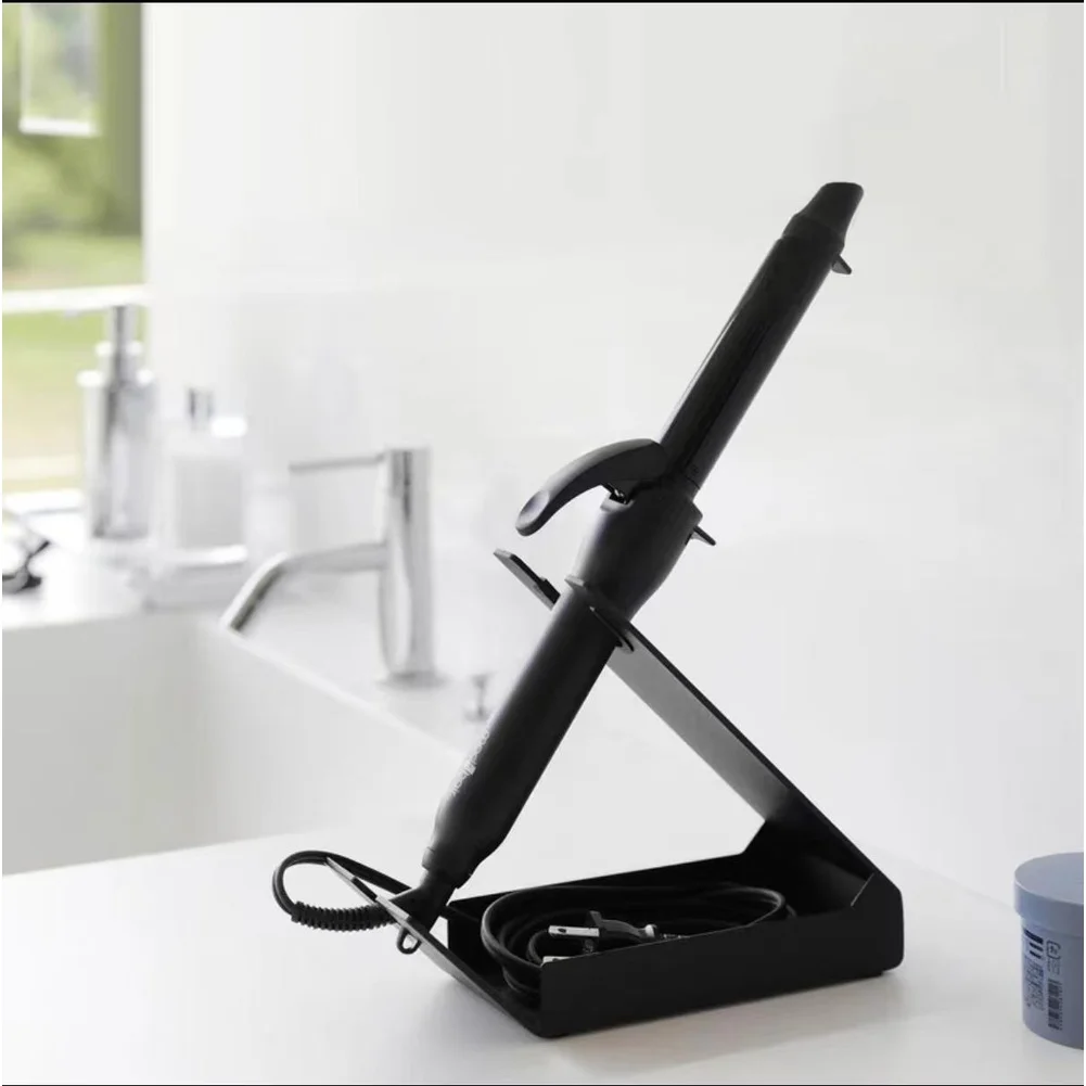 Two-Tier For Hair Dryer Stand Holder for Styling Tools Featuring Power Cord Organizer and Compact Storage Solution