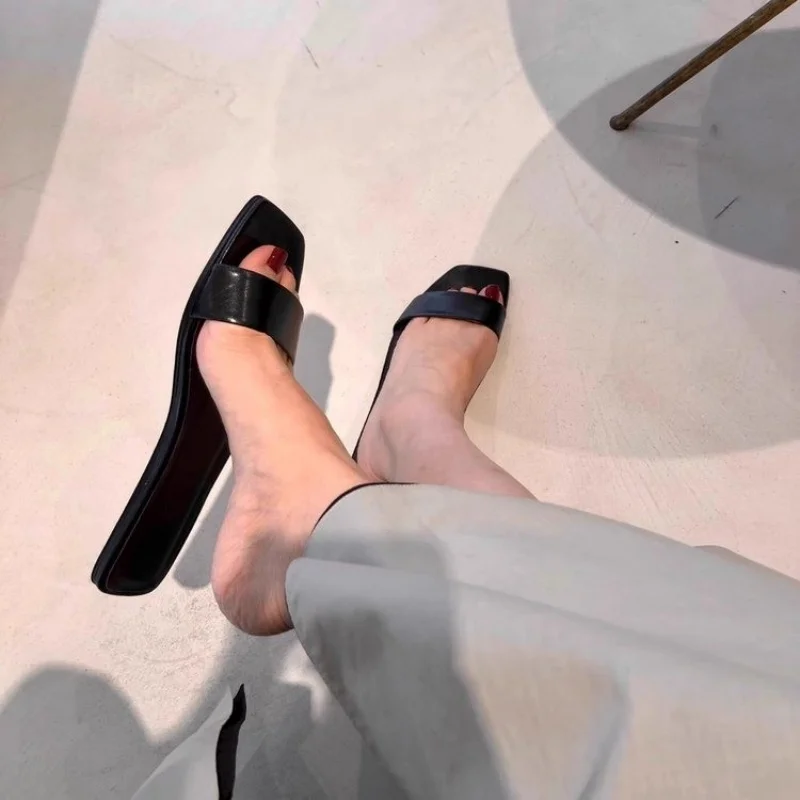 الصيف. شباشب كاجوال مريحة برأس مستدير جديد للنساء شباشب خارجية أنيقة ومثيرة #3