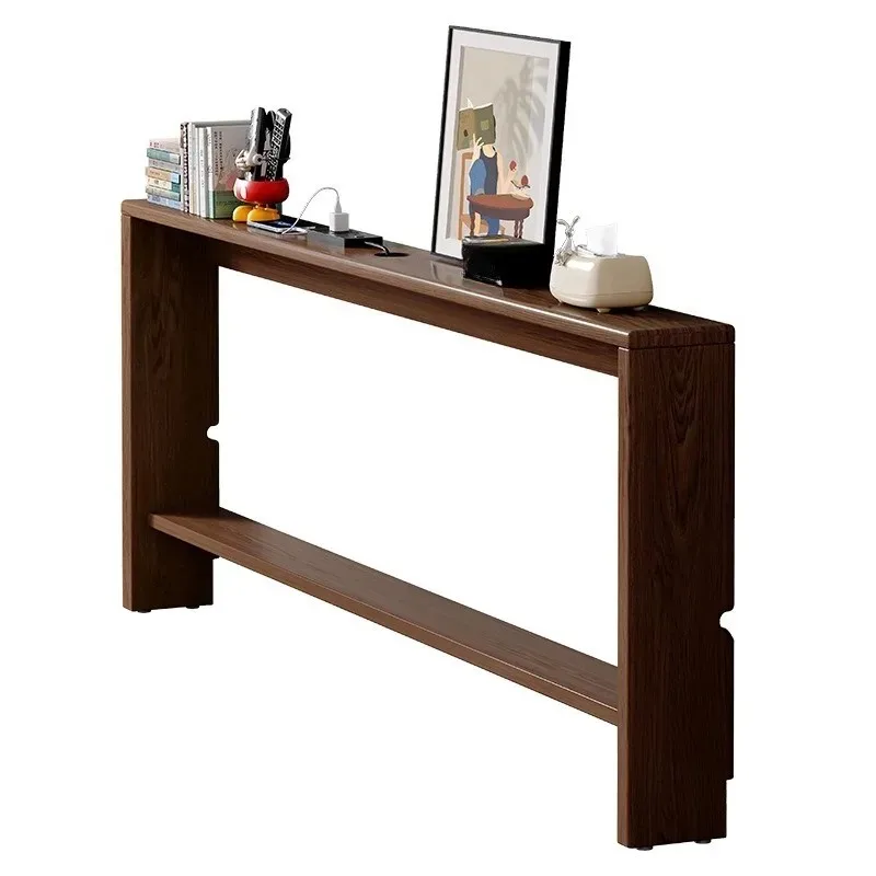 

Rear shelf, backrest cabinet, long storage rack at the end of the bed, small narrow table by the wall
