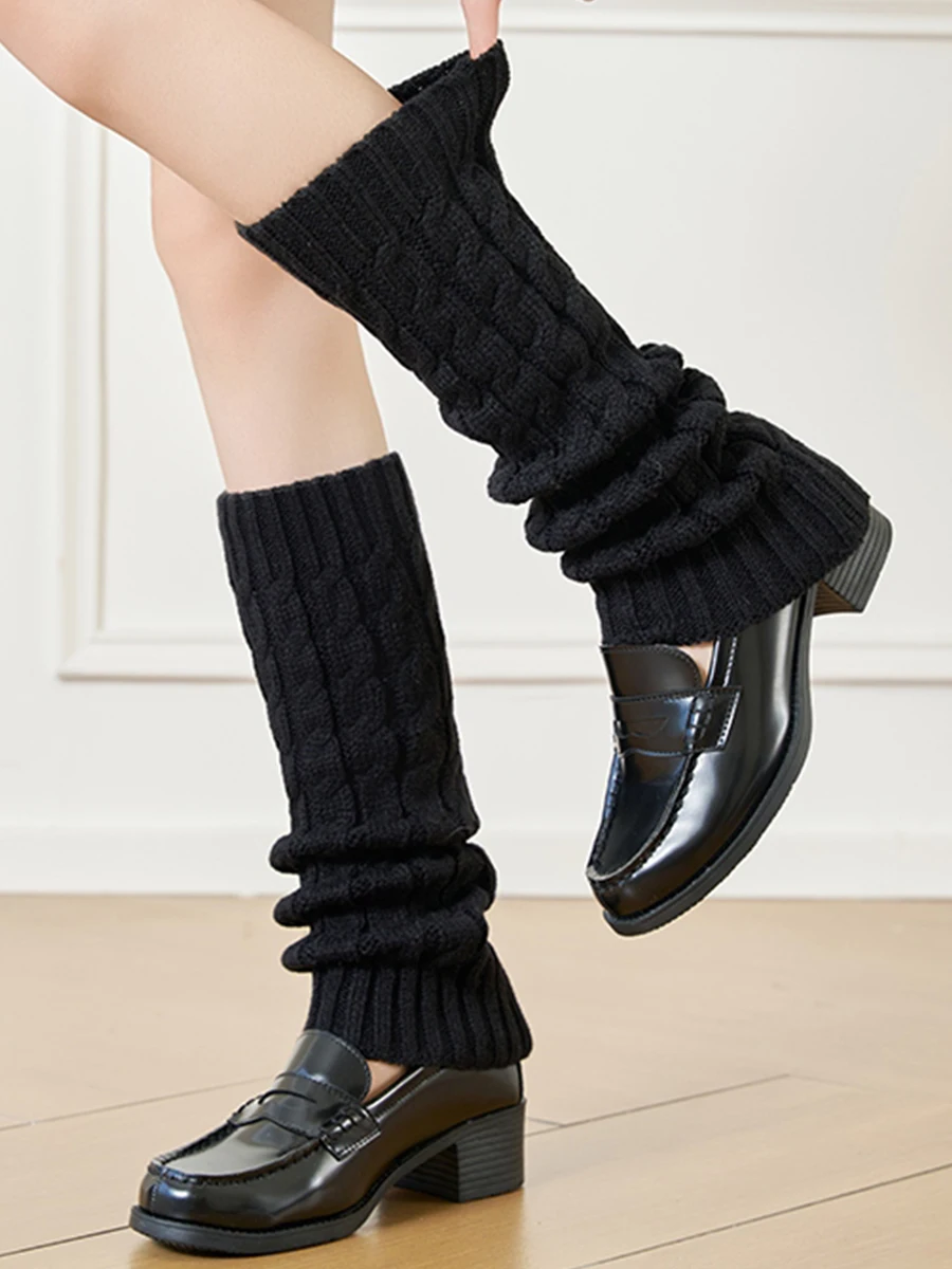 Autumn And Winter Women's Warm Daily Student Cute Fresh Soft Leg Cover