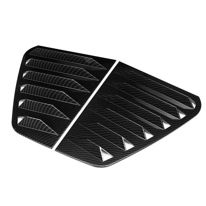 Rear Side Glass Blinds Rear Triangle Window Sharks Gills Decorative Stickers for Cars for Golf MK7 MK7.5 / GTD