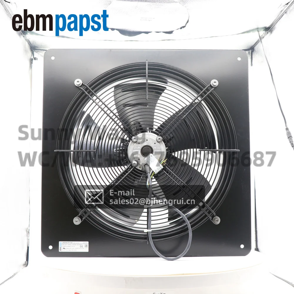 

ebmpapst W4D400-DP12-40 400 мм 230 В переменного тока 150/225 Вт 0,72 А 1400 об/мин ИБП привод шкафа инвертор осевой охлаждающий вентилятор