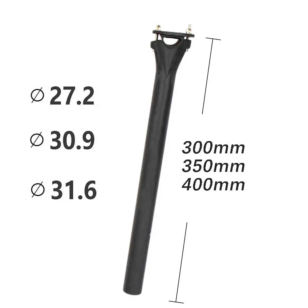 elitaone MTB/Road Bike Seat Post Carbon 27.2/30.9/31.6mm MTB/Road Bike Seatpost  Light 145g Suitable for carbon rail saddle